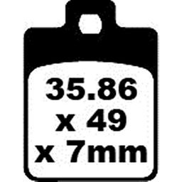 Remblokken Ebc fa-260 zip/run/lx/s (5050953007347)