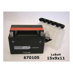Landport Accu 12v 8ah lp ytx9-bs ond.vry
