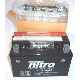 Accu Nitro 12V-6A YTX7A-BS onderh.vrij (China 4T scooter) (5414837138334)