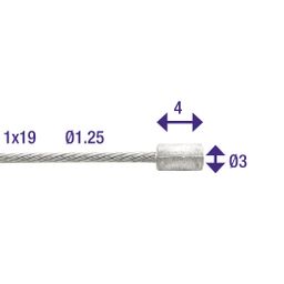 Elvedes Kabel gas binnen 49 draads 2.25mtr 6413/49 (8716706004502)