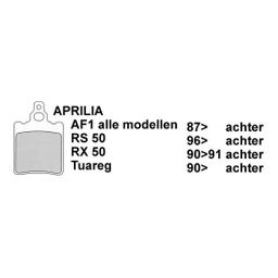Remblokken Newfren fd0048 aprilia af1 achter (8025832040002)