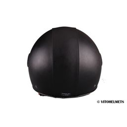 Helm Vito berlin  leather-look zwart maat xl 61-62 (3392915646846)