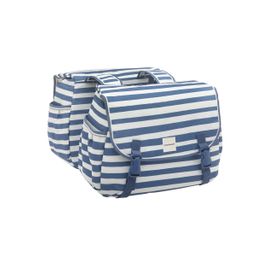 Tas New looxs joli dubbel blue stripe