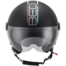 Helm Beon b120 italian lifestyle mat-zwart maat l 59-60 (2181006401522)