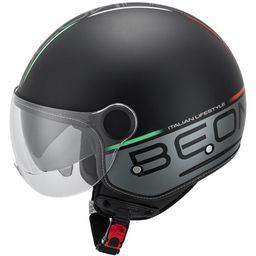 Helm Beon b120 italian lifestyle mat-zwart maat l 59-60 (2181006401522)