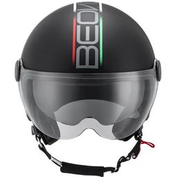 Helm Beon b120 italian lifestyle mat-zwart maat s 55-56 (2181006587103)