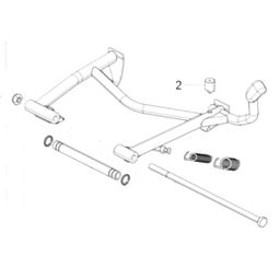 Vespa Stootrubber standaard vxl / sxl (666484)