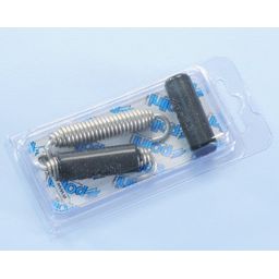 Uitlaat trekveerset Polini rvs met rubber 67mm (8054705073083)