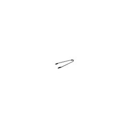 Merkloos Spatd stang 28 zwart pad 6mm klein gat (8716637010443)