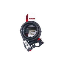 Spiraalslot Simson Pro XXL mat zwart 12mm X 180 cm (8711646208409)