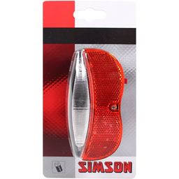 Bagagedrager LED achterlicht Simson taillight "regular", inclusief batterij (8711646207587)