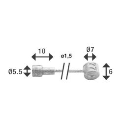 Binnenkabel Elvedes tandem peer/ton (8716706014457)