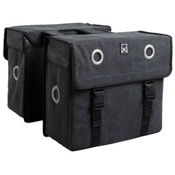 Willex Canvas Dubbele Tas Zwart Zwart (5425023134047)
