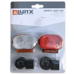 Lynx Led fietsverlichtingsset met 3 LEDs - inclusief (8714868030933)