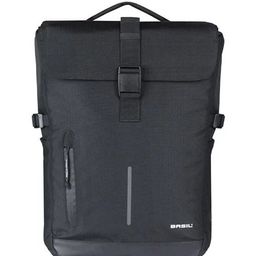 Basil tas dubbel movemik 2.0 zwart (8715019184321)