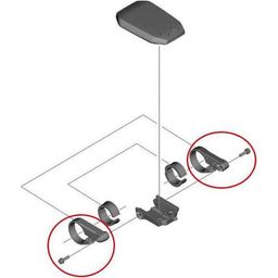 Shimano display houder steun L+R Steps SC-E6010 (4524667626671)