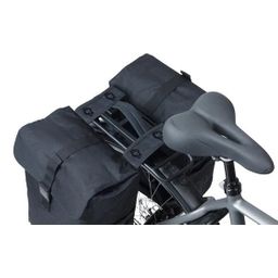 Basil tas dubbel movemik 2.0 zwart (8715019184321)