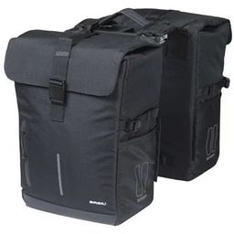 Basil tas dubbel movemik 2.0 zwart (8715019184321)