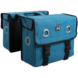Willex Canvas Dubbele Tas Storm Blauw Storm Blauw (5425023133934)