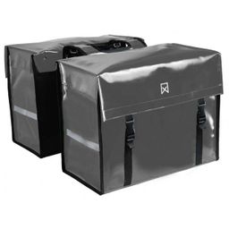 Willex Dubbele Bisonyl Tas Donkergrij Donkergrijs (5425023132050)