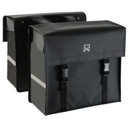 Willex Dubbele Bisonyl Tas Matzwart 40L (5425023131831)