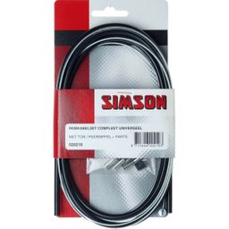Remkabel Simson set compleet universeel met ton/peernipel + parts gegalvaniseerd (8711646202193)
