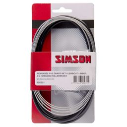 Remkabelset Simson Shimano rollerbrake met klembout pv Shimano BR-IM45/55/80 (8711646202315)