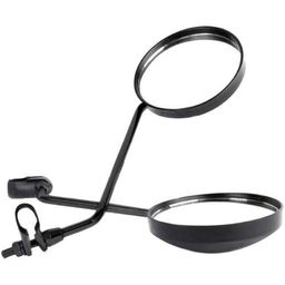 Mirage set spiegels rond groot zwart / PER STUK (8718836202674)