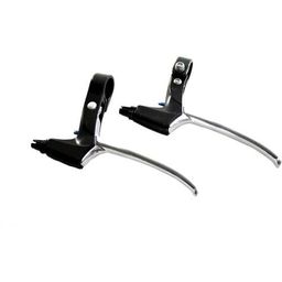Saccon remgreep set L218 rollerbrake zwart/zilver (8054729092107)