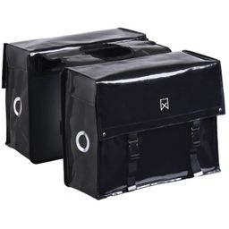Willex dubbele fietstas bisonyl, zwart, 46 L (5425023132975)