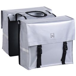 Willex Dubbele Bisonyl Tas Zilver 40L (5425023133040)