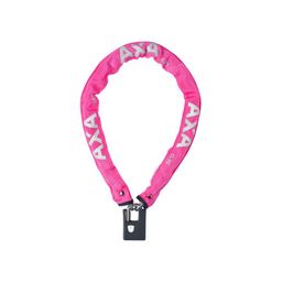 Slot Axa ketting+slot 6X85 Clinch 85 Padlock gehard +nylonhoes roze (8713249231983)