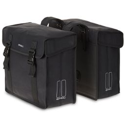 Basil kavan dubbele tas zwart,45l,canvas (8715019175763)