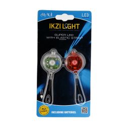 IKZI Light lampset rond batterij met elastiek wit/ (8717729480229)