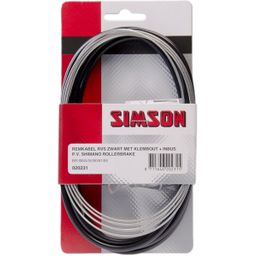 Remkabelset Simson Shimano rollerbrake met klembout pv Shimano BR-IM45/55/80 (8711646202315)