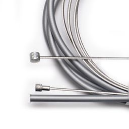 Trommelremkabelset Simson voor/achter universeel met inbussleutel RVS zilver (8711646202230)
