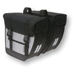 Basil doppelpacktasche"tour" schwarz/silber (8715019170751)