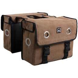 Willex Canvas Dubbele Tas Bruin Bruin (5425023133941)