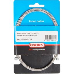 Elvedes bnkabel a 2 nipp 3mtr RVS 641227 (8716706003949)