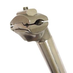 Merkloos Zadelpen atb zilver 30.8 35cm alu (8716637010207)