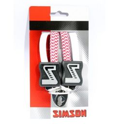 Snelbinder Simson wit/rozel 49cm extra 3 binder universele asplaat va 20inch (8711646123665)