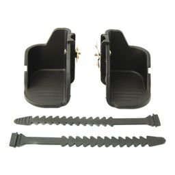 Voetsteun Bobike mini/maxi classic zwart met straps (5604415064920)