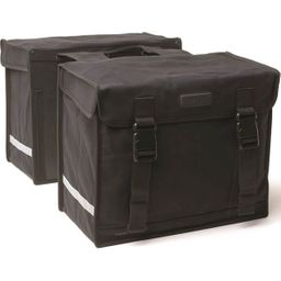 New Looxs fietstas dubbel 31 canvas zwart 66L (8714827014509)