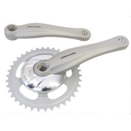Miranda crankstel 38t Beta (Gazelle) zilver (5603895122199)