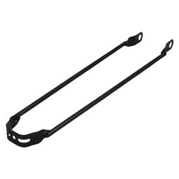 Merkloos Spatbordstang 24" zwart p/stuk (8716637003001)