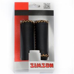Simson handv leer kort/lang zw (8711646204494)