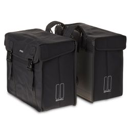 Basil kavan dubbele tas zwart 65l canvas xl (8715019175770)