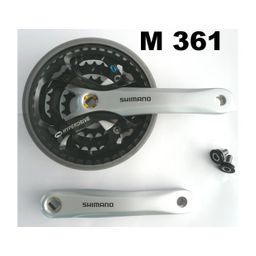 Shimano Crank set acera m361 7/8-sp. vierk 170/42x32x22+cg kk zilv. (4524667244257)