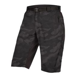 Endura Hummvee Baggy Fietsbroek met zeem: Zwart Camo - XX (5055939997094)
