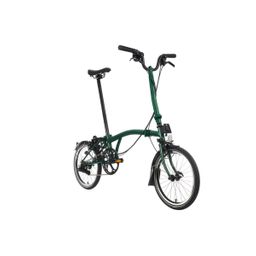 Brompton C-line 6-speed H-type with rack, Racing green (H6R0GEBS0BWMR000B0050125EEGE00)